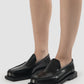 Black 3D Vector loafer shoes