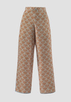 Admira Printed Long Pants In Orange-Mint