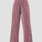 Admira Printed Long Pants In Pink-Mint