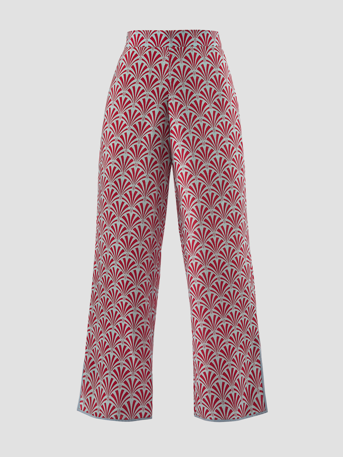 Admira Printed Long Pants In Pink-Mint