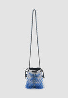 Jewel Royal Blue Embellished Mini Bucket Bag