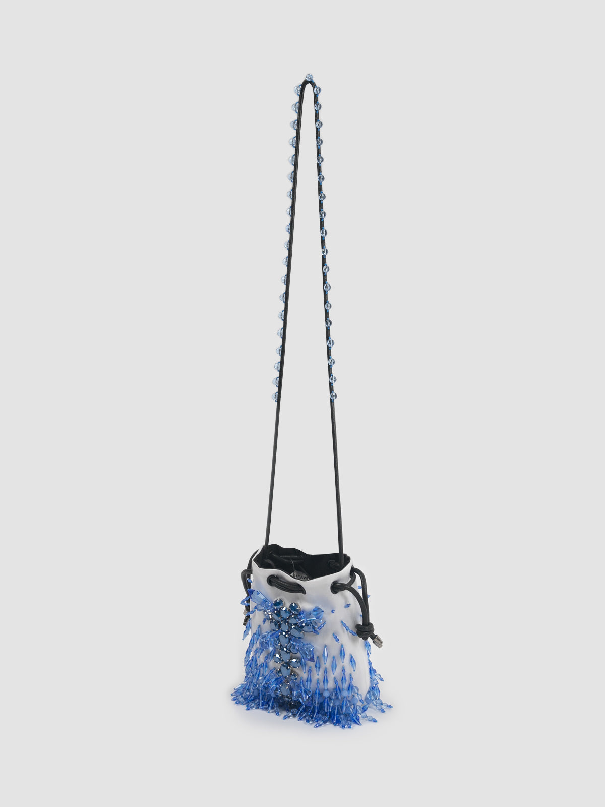 Jewel Royal Blue Embellished Mini Bucket Bag