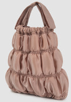 Leya pink drawstring bag