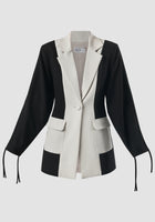 Cosmos two-toned black and white blazer jacket