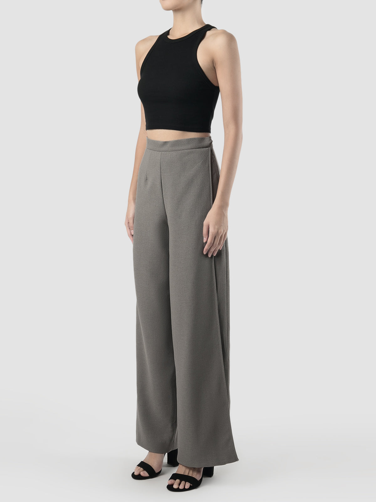 Phal grey straight long pants
