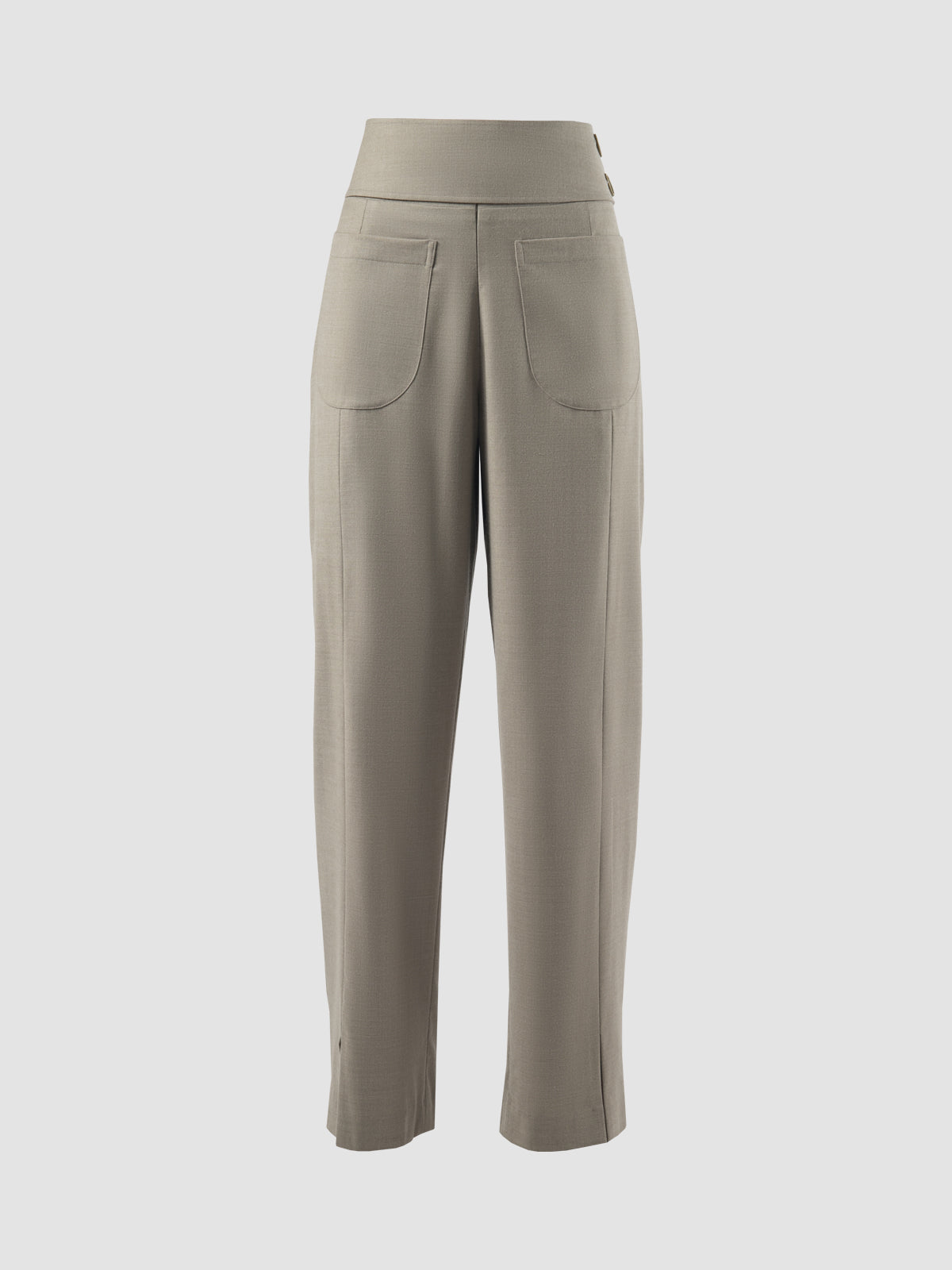 Petal grey straight pants