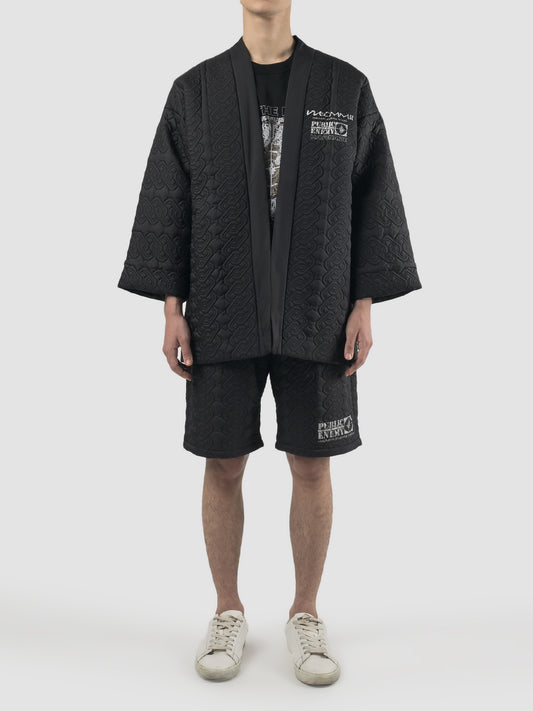 Black Hololi textured jacket