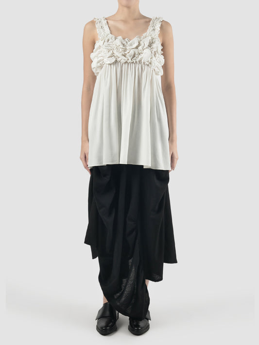 Emilija white long top