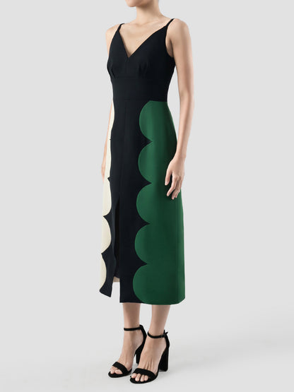 Tigerlily multitone midi dress