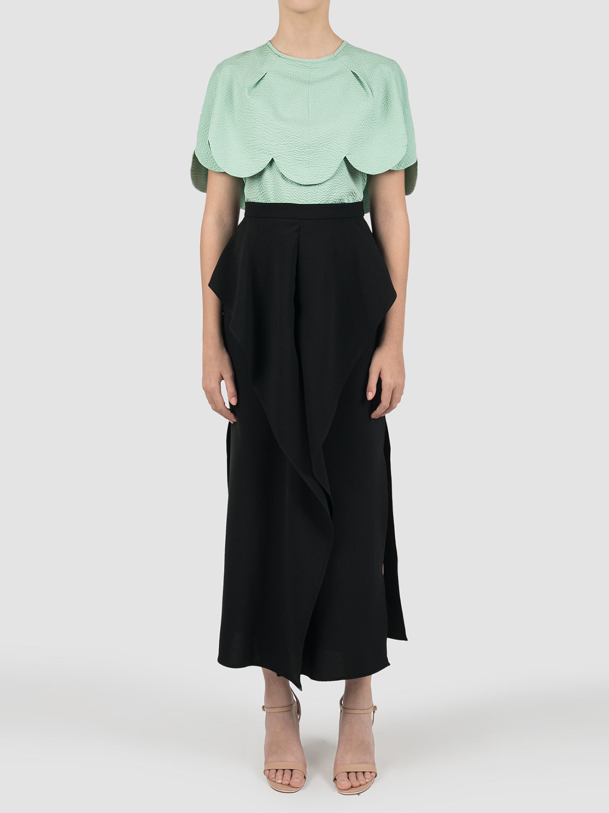 Beamish mint green short-sleeved top