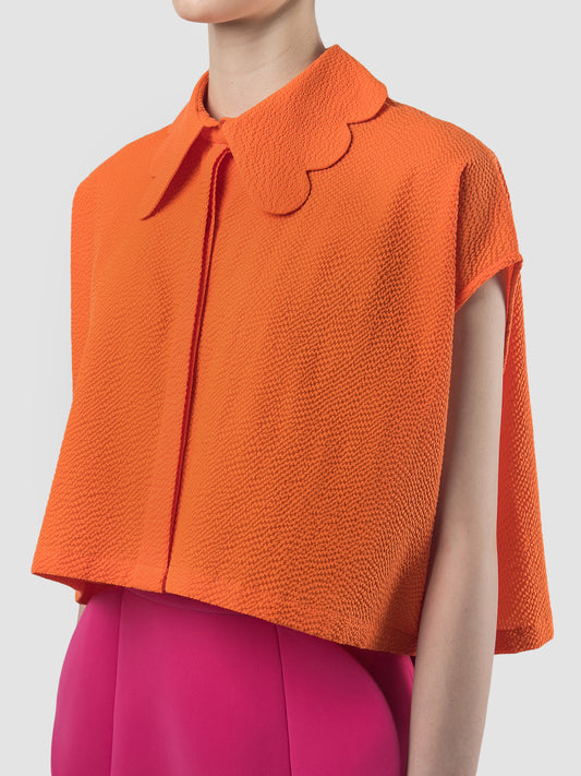 Alto orange short-sleeved shirt