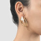 Perle Spirale gold earrings