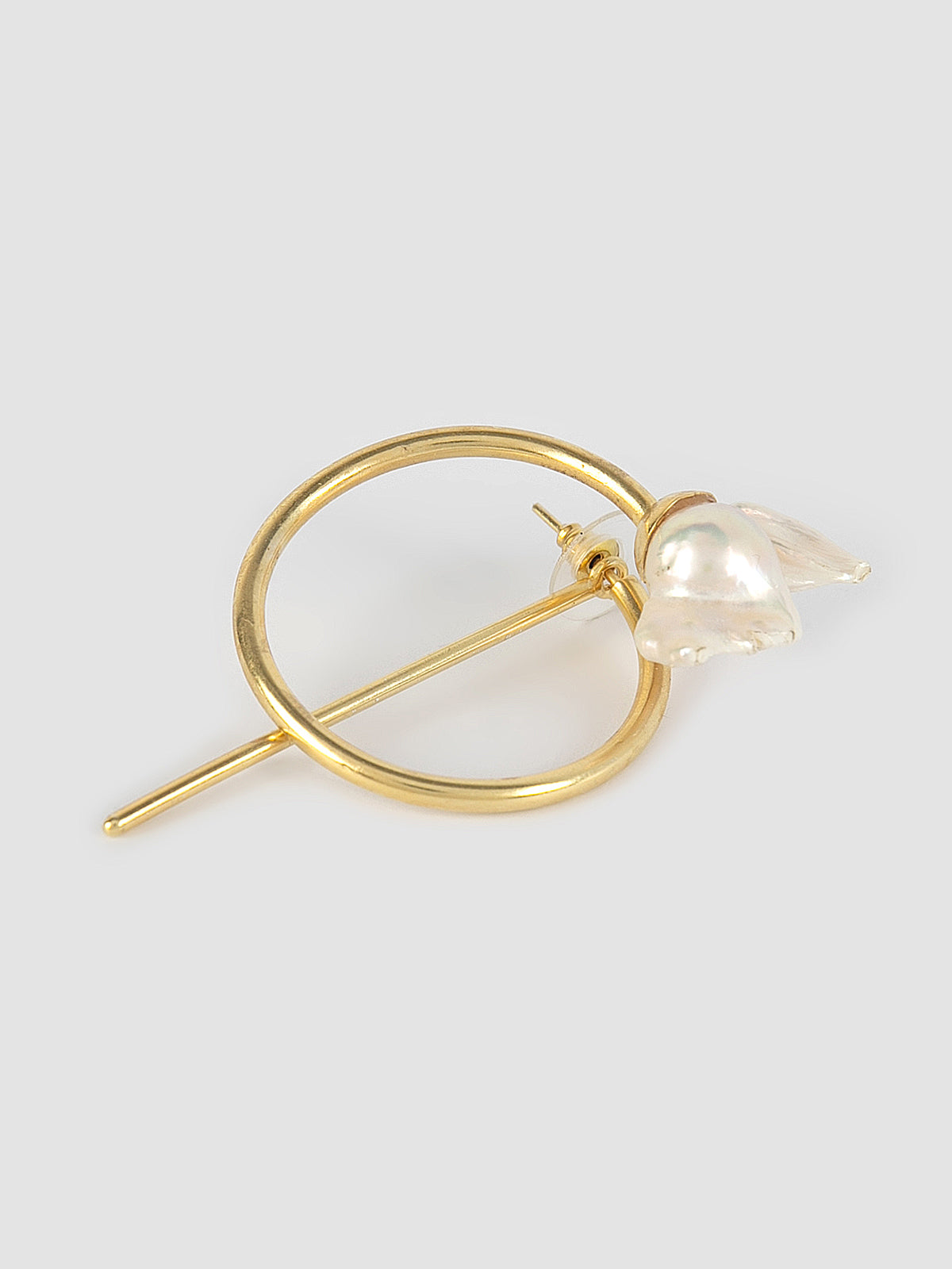 Perle Spirale gold earrings