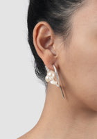 Perle Spirale silver earrings