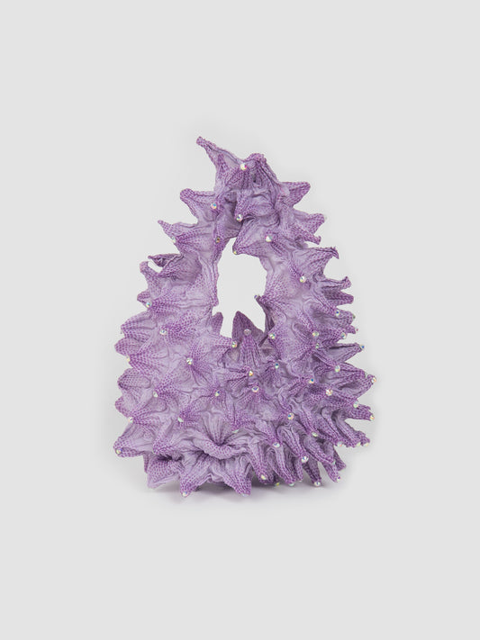 Fugu lilac mini bucket bag