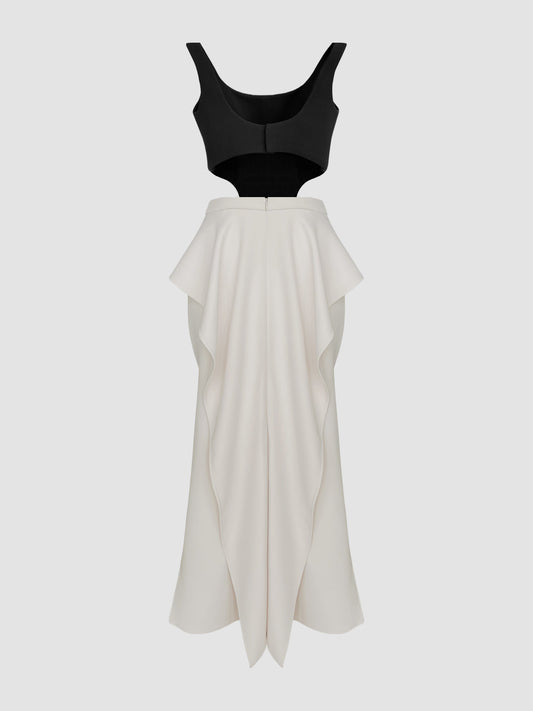 Unicorn black/white dress
